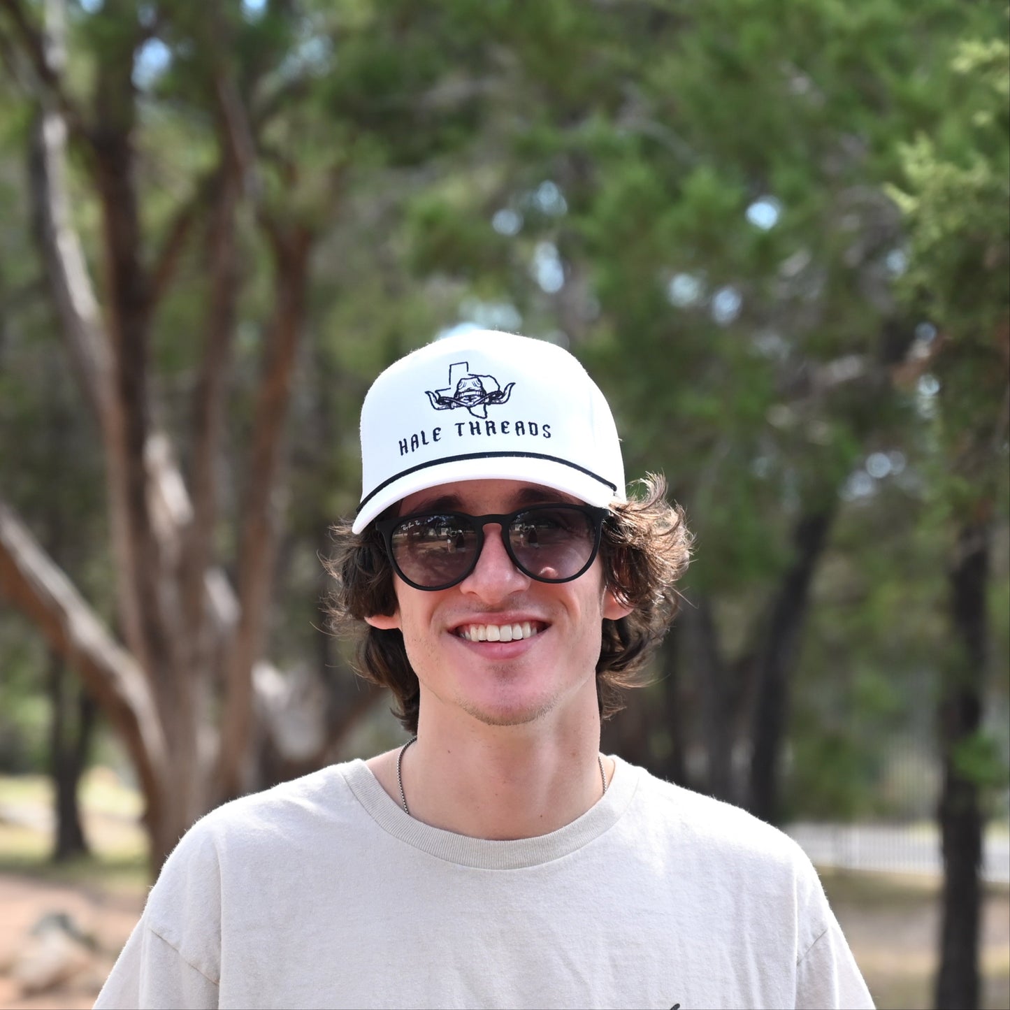 White Rope Trucker Hat